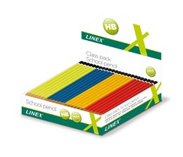 Linex school pencil HB, display 144 pcs.