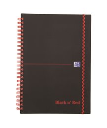 Oxford Black n´Red, PP, A5, linjert