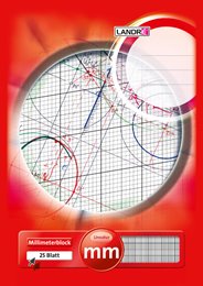 Landré millimeter papir blok A4