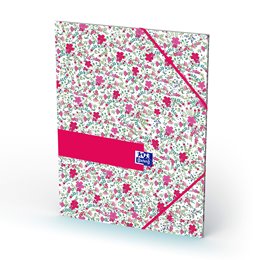 Oxford Floral 3-flap folder