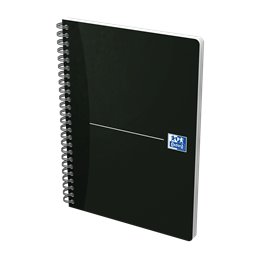 Oxford Smart Black Notebook, A5, squared