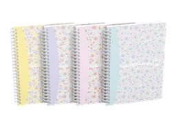 OXFORD Floral A5 90G linjeret