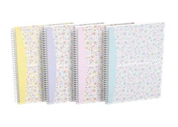 OXFORD Floral B5 90G linjeret