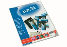 Bantex fotolomme 0,10 mm 10 stk, højformat.