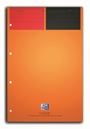 Oxford International NotePad, A4+, linjeret