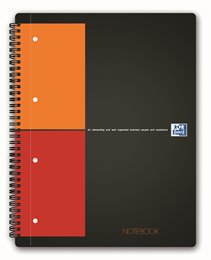 Oxford International NoteBook, A4+, kvadreret