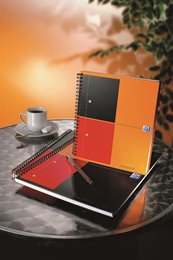 Oxford International NoteBook, A5+, kvadreret