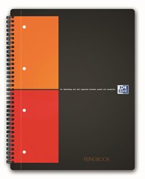 Oxford International FilingBook, A4+, kvadreret